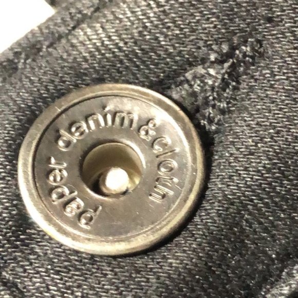 LIKE NEW PAPER DENIM & CLOTH BLACK STRAIGHT JEANS 30x32 😎 - Picture 5 of 14